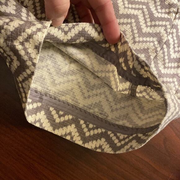 CARTONNIER Anthropologie NEW W/O Tags Gray/Ivory High Rise Shorts Sz 6 Womens - Picture 7 of 14